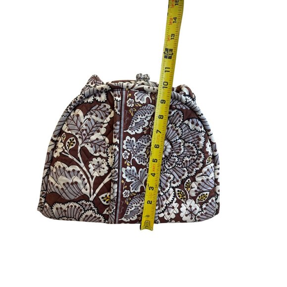 Vera Bradley Floral Kiss Lock Satchel Handbag Medium SKU 8234 - Picture 5 of 14